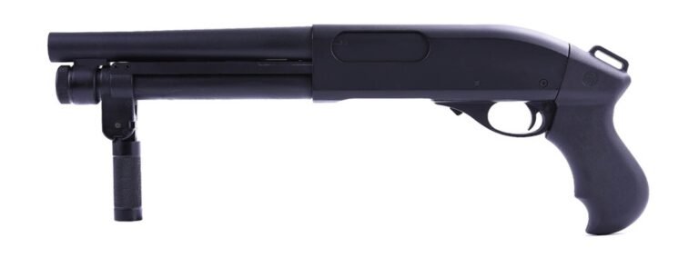 Golden Eagle M870 Gas Pump Action Shotgun Replica - Black